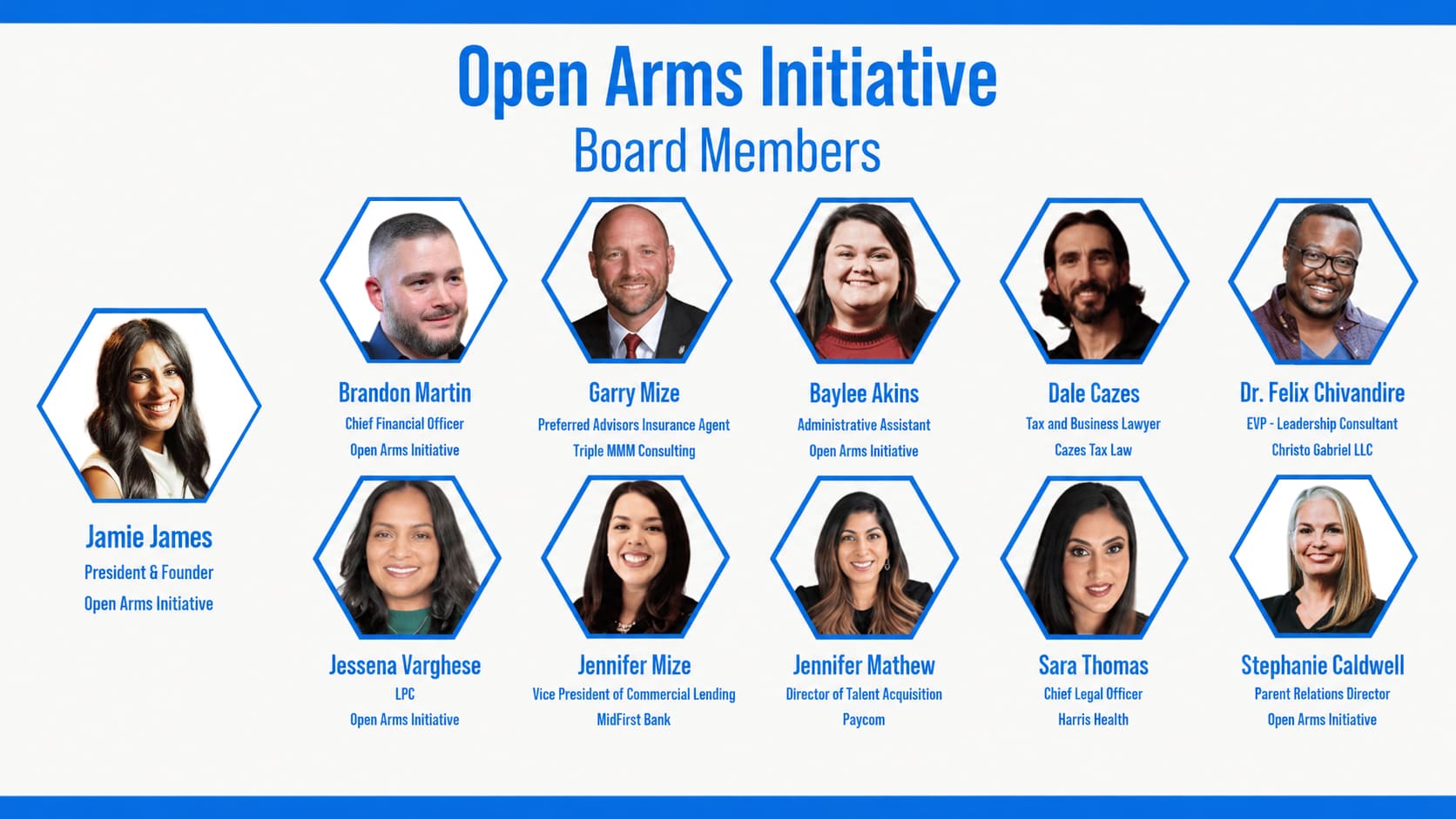 Open Arms Initiative Board Members